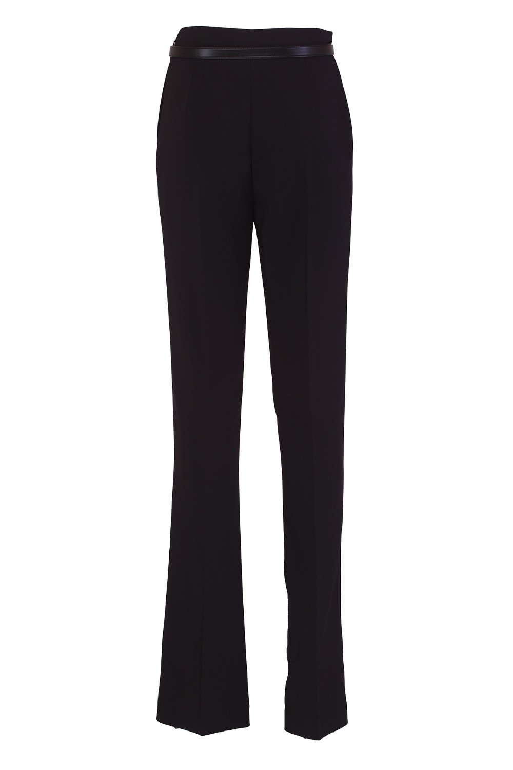 shop ELISABETTA FRANCHI  Pantalone: Elisabetta Franchi pantaloni dritto in crêpe stretch con cintura.
Fodera in raso monogram.
Zip invisibile sul fianco.
Cintura removibile con fibbia in metallo dorato.
Composizione: 95% Poliestere, 5% Elastane.
Made in Italy.. PA03442E2-110 number 8280441